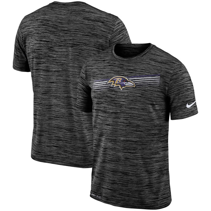 Baltimore Ravens Nike Sideline Velocity Performance T-Shirt Heathered Black,We sell and wholesale Baltimore Ravens Nike Sideline Velocity Performance T-Shirt Heathered Black on line form chian!